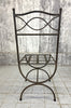 Set of Four Handmade Metal Garden Chairs