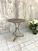 Metal Gueridon Garden Table With Original Paint