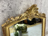Mid Century Crested Shabby Chic Gilded Mirror