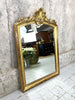 Mid Century Crested Shabby Chic Gilded Mirror