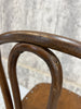 Two Individual Studded Bentwood French Bistro Dining Chairs
