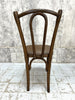 Two Individual Studded Bentwood French Bistro Dining Chairs