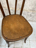 Two Individual Studded Bentwood French Bistro Dining Chairs