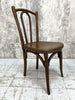 Two Individual Studded Bentwood French Bistro Dining Chairs