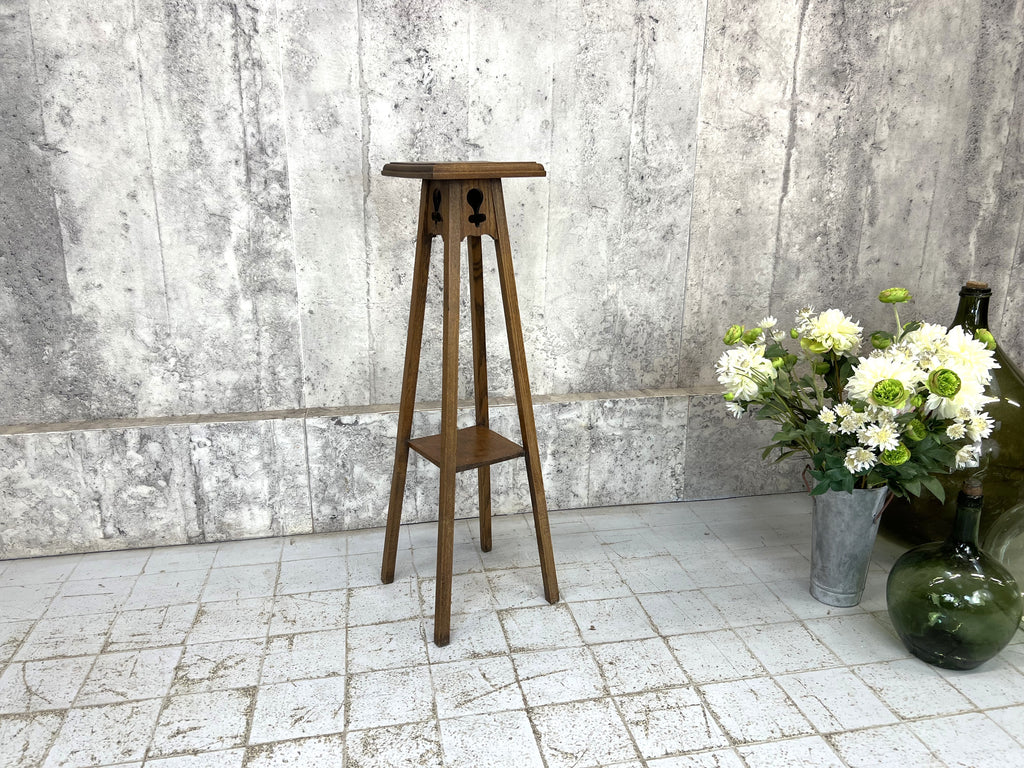 Mid Century Oak Plant Stand