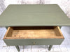 Olive Green Taper Leg Table Desk