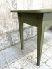 Olive Green Taper Leg Table Desk