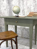 Olive Green Taper Leg Table Desk
