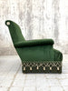 Pair of Mid Century Forest Green Armchairs To Reupholster