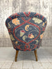 Pair of Napoleon III Blue Armchairs to Reupholster