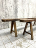 Pair of Solid Oak 218.5cm Long Benches