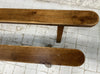 Pair of Solid Oak 218.5cm Long Benches