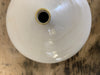 Pair of White Gilded Stem Moon Jar Vase Sculpture by Rosa