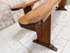 Pair of 192cm Long Solid Oak French Benches