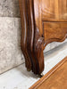 Pair Traditional French Walnut Wood Bed Frames