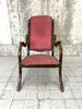 Red Bentwood Armchair to Reupholster