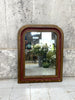 55cm High Red and Gold Louis Philippe Mirror