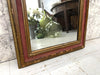 55cm High Red and Gold Louis Philippe Mirror