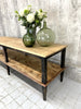 226cm Rustic Sofa, Sideboard, Serving, Occasional Table