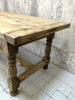200cm Rustic Stripped Oak Farmhouse Refectory Dining Table