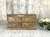 Rustic Shop Counter Chest of Drawers Storage