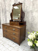 Dressing Table Chest of Drawers with Mirror