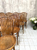 Set of Twelve Corbeille Style Bentwood Bistro Chairs