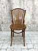 Set of Twelve Corbeille Style Bentwood Bistro Chairs