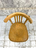 Set of 3 Blonde Saddle Back Bistro Chairs