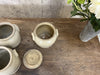 Three Stoneware Antique French Confit Pots
