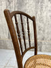 Set of Four Kohn Bentwood Bistro Chairs with Cane Seat Pads