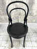 Set of 4 Round Back Ebonised Bentwood French Bistro Chairs