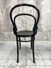 Set of 4 Round Back Ebonised Bentwood French Bistro Chairs