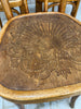 Set of 6 Bentwood Bistro Chairs with Embossed Seat Pad