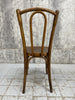 Set of 6 Bentwood Bistro Chairs with Embossed Seat Pad