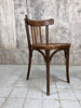 Set of 7 Saddle Back Bentwood Bistro Chairs