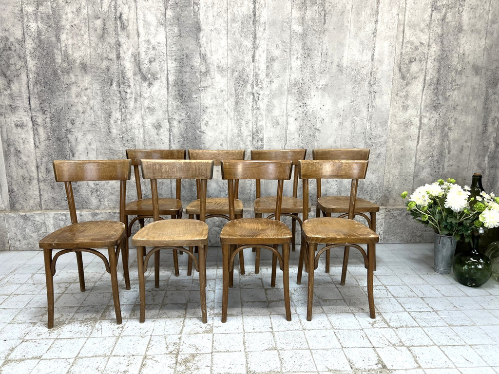 Set of 8 Bentwood Bistro Chairs