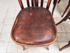 Set of 8 Fischel Bistro Chairs with Original Upholstered Seat Pads