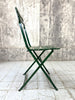 Set of 8 Green Folding Bistro Garden Chairs