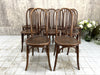 Set of Nine Bentwood Bistro Chairs