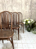 Set of Nine Bentwood Bistro Chairs