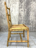 Set of Four 1970s Bamboo Dining Chairs