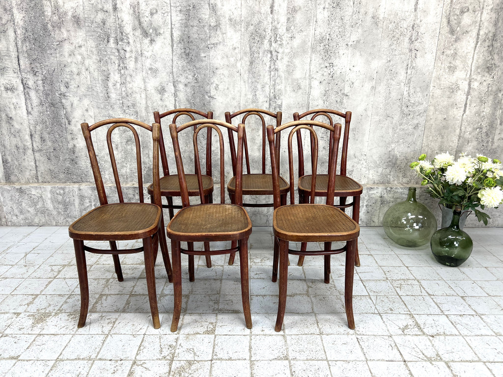 Set of 6 Bentwood Bistro Chairs