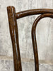 Set of 3 Dark Bentwood French Bistro Chairs