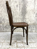 Set of 3 Dark Bentwood French Bistro Chairs