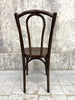 Set of 3 Dark Bentwood French Bistro Chairs