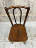 Set of 6 Dark Brown Bentwood Bistro Chairs