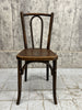 Set of 6 Dark Brown Bentwood Bistro Chairs