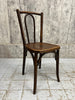 Set of 6 Dark Brown Bentwood Bistro Chairs