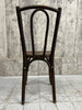 Set of 6 Dark Brown Bentwood Bistro Chairs